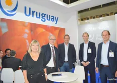 Marta Bentancur de Upefruy, Gabriel Bellon, Embajador de Uruguay en Alemania, Alejandro Buratovich, Director de FRUTURA Uruguay e Ignacio Berenbau, Director de Salto Grande Fruits.